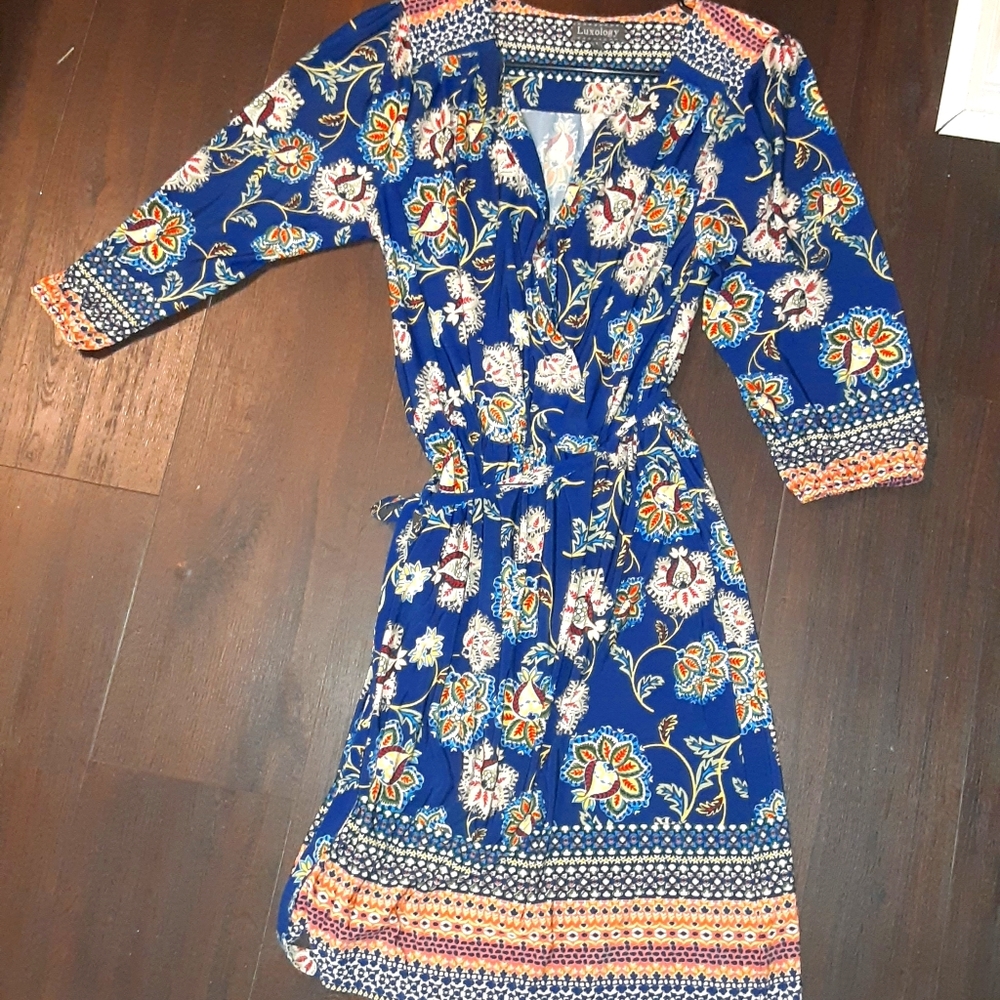 Bohemian wrap dress